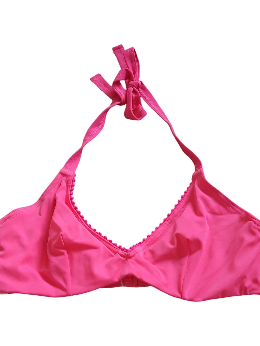 ASOS Hot Pink Halter Bikini Top - Picture 1 of 4